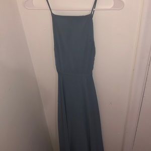 Lulu’s slate blue formal dress
